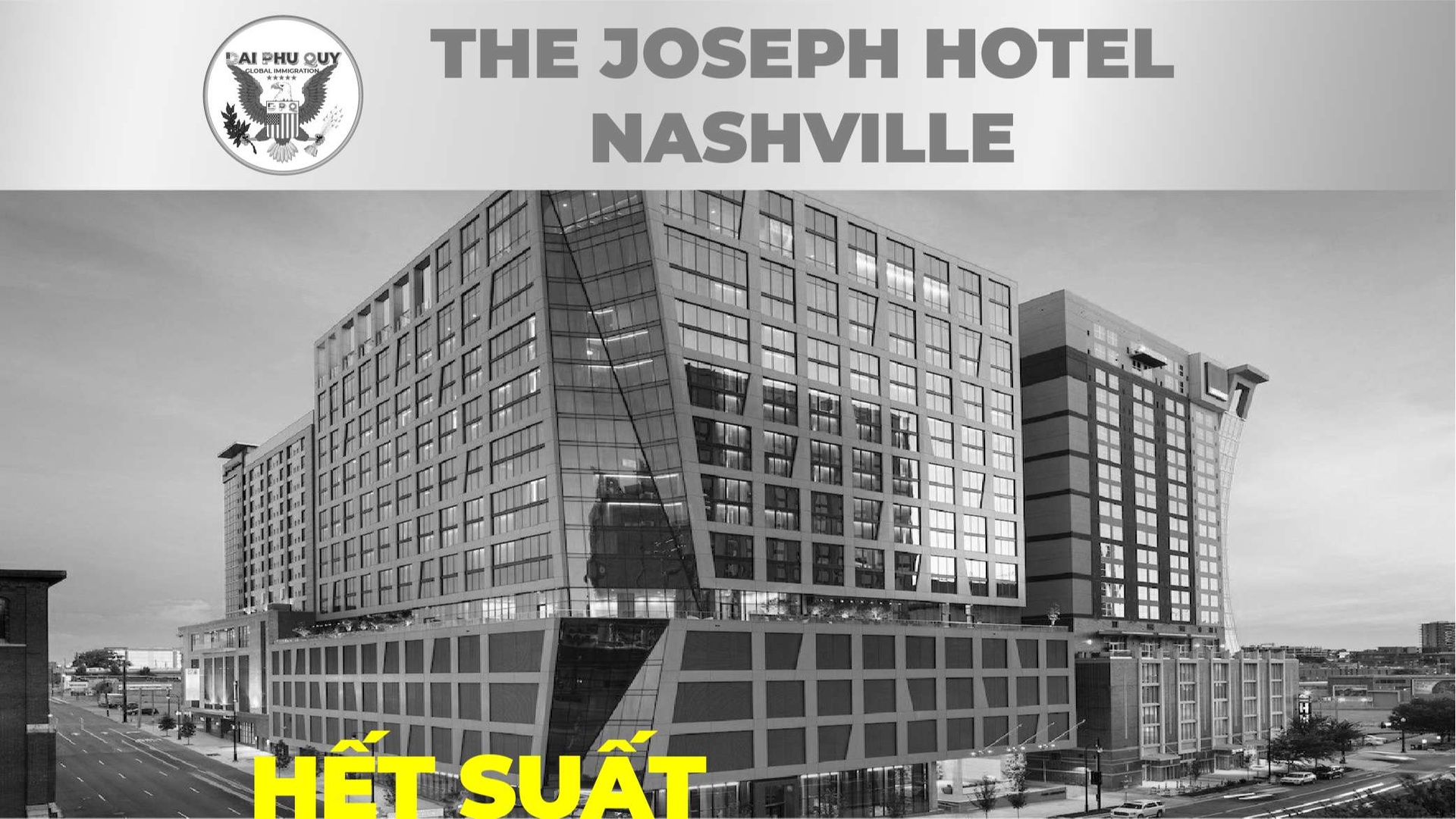 DỰ ÁN ĐẦU TƯ ĐỊNH CƯ MỸ EB5: THE JOSEPH HOTEL